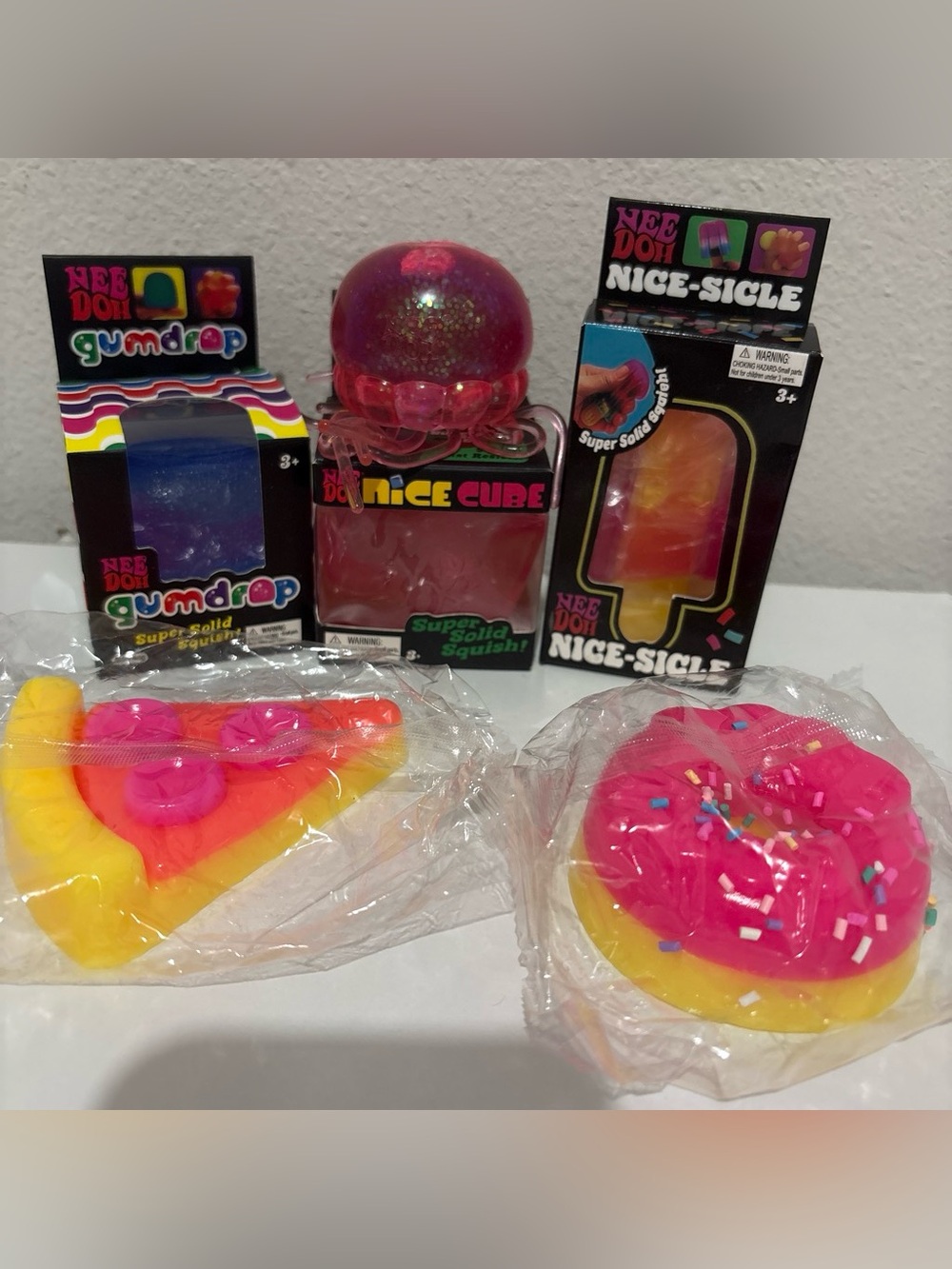 NeeDoh & Squishy Fidget Bundle 6 items